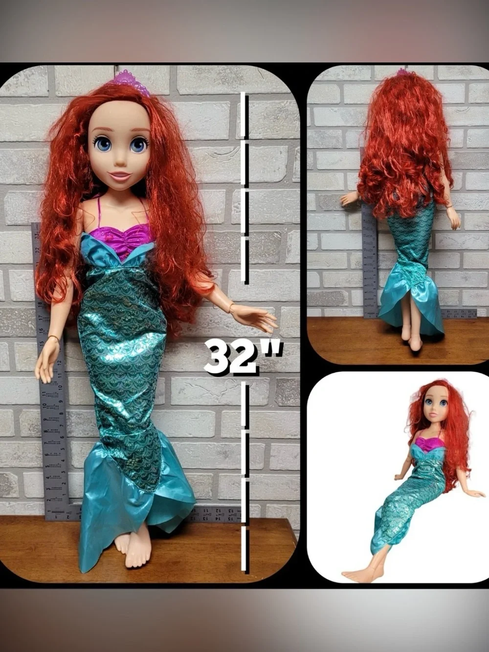 Disney’s Little Mermaid Fashion Doll in Teal and Purple